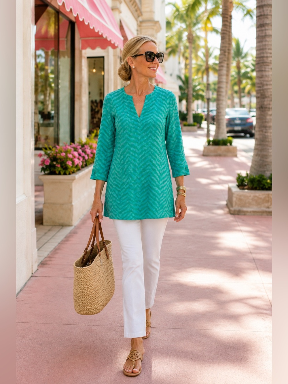 Linen Lilly Pulitzer Tunic SZ XS